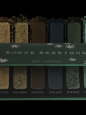 Melt Cosmetics Smoke Sessions Eyeshadow Palette - Greens "4/20 LIMITED EDITION"